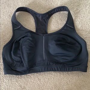 Athleta Hullabraloo sports bra. Size 38C. Gray